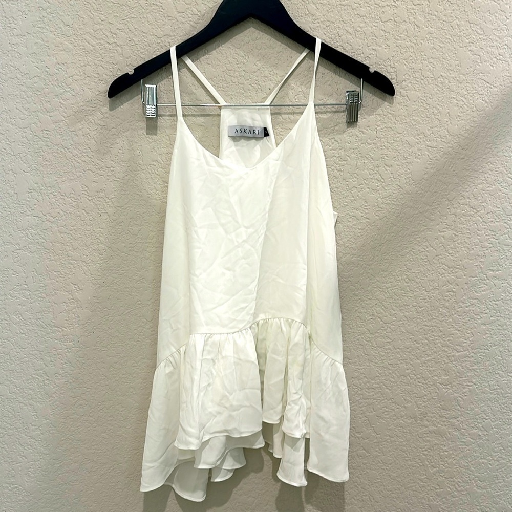 Askari white top size small